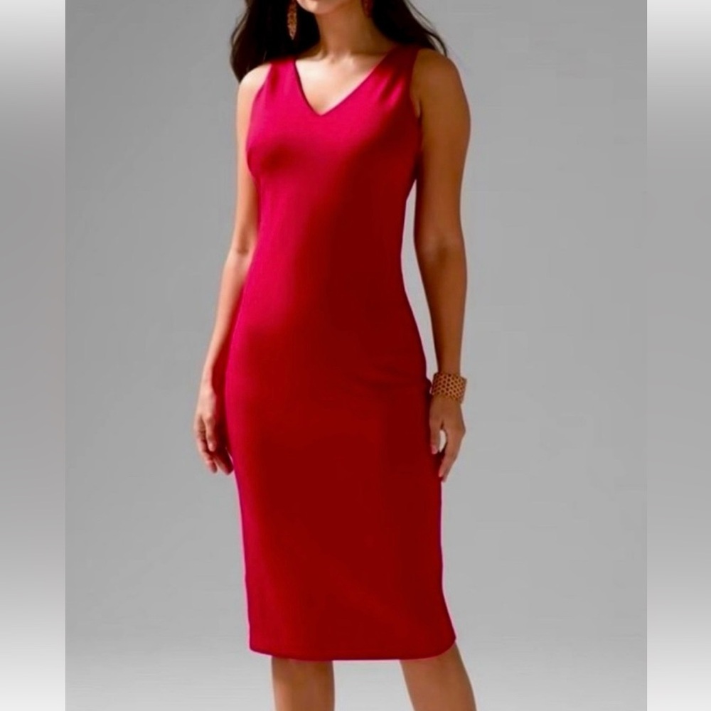 Whbm hot pink aura sheath dress 8P